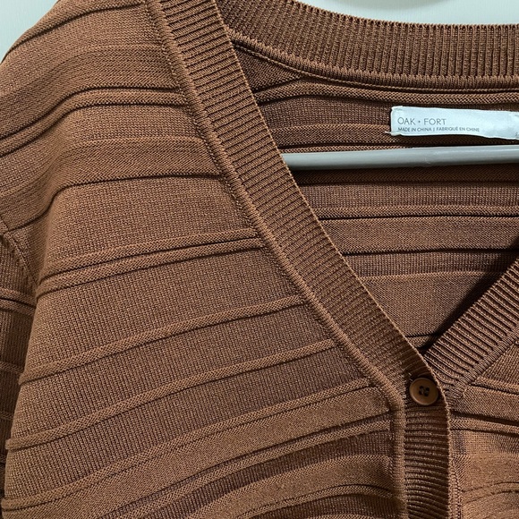 Oak and fort cropped cardigan - Picture 3 of 3